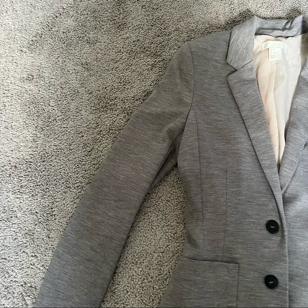 H&M gray blazer